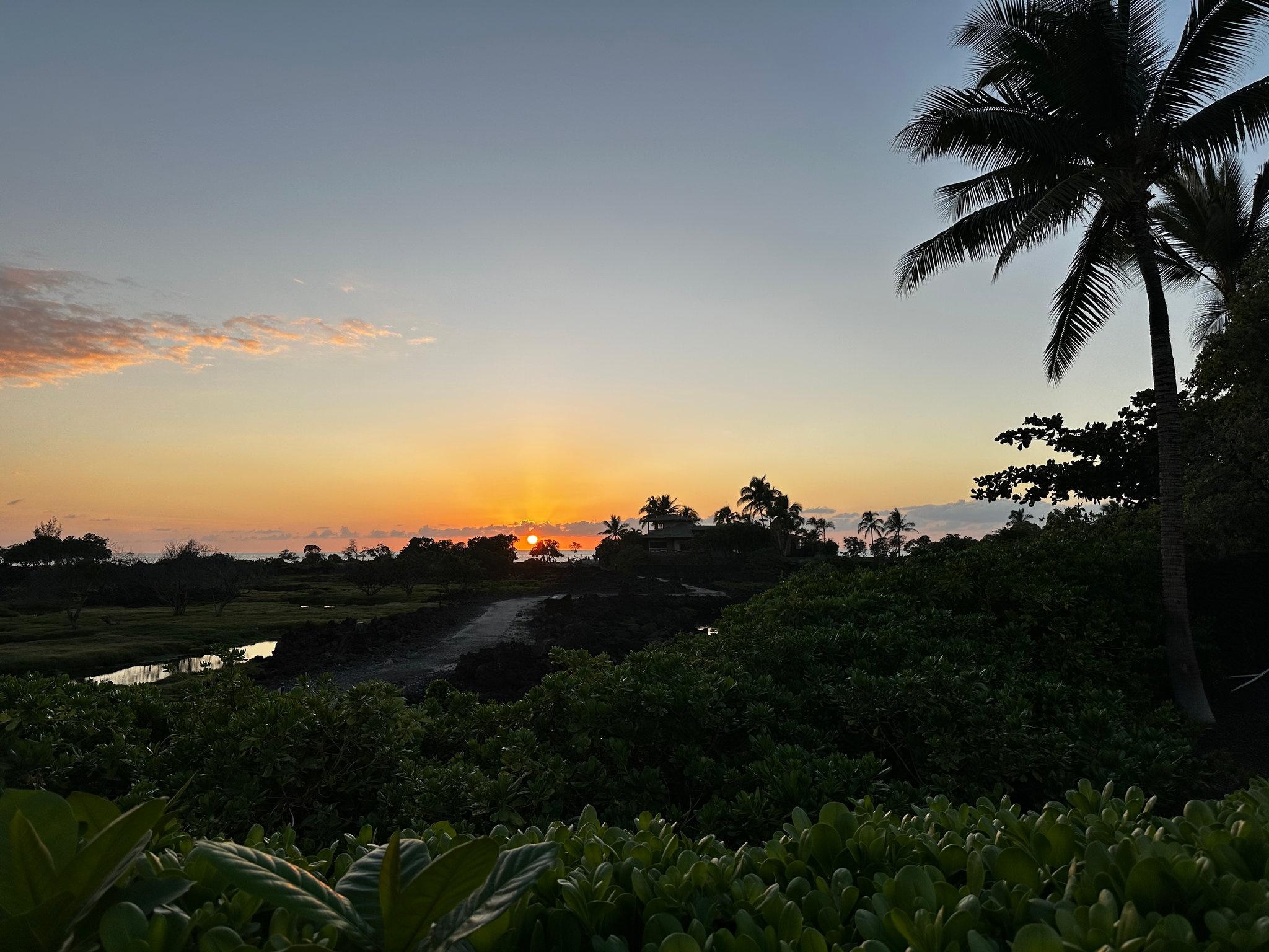 Early morning from the Lanai