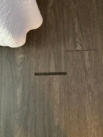 Gaps in flooring