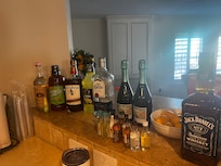 Plenty of room in the kitchen for our “fluids” lol