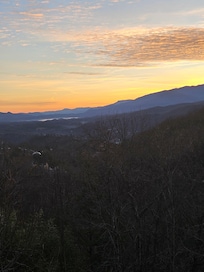 Sunrise from the master balcony
