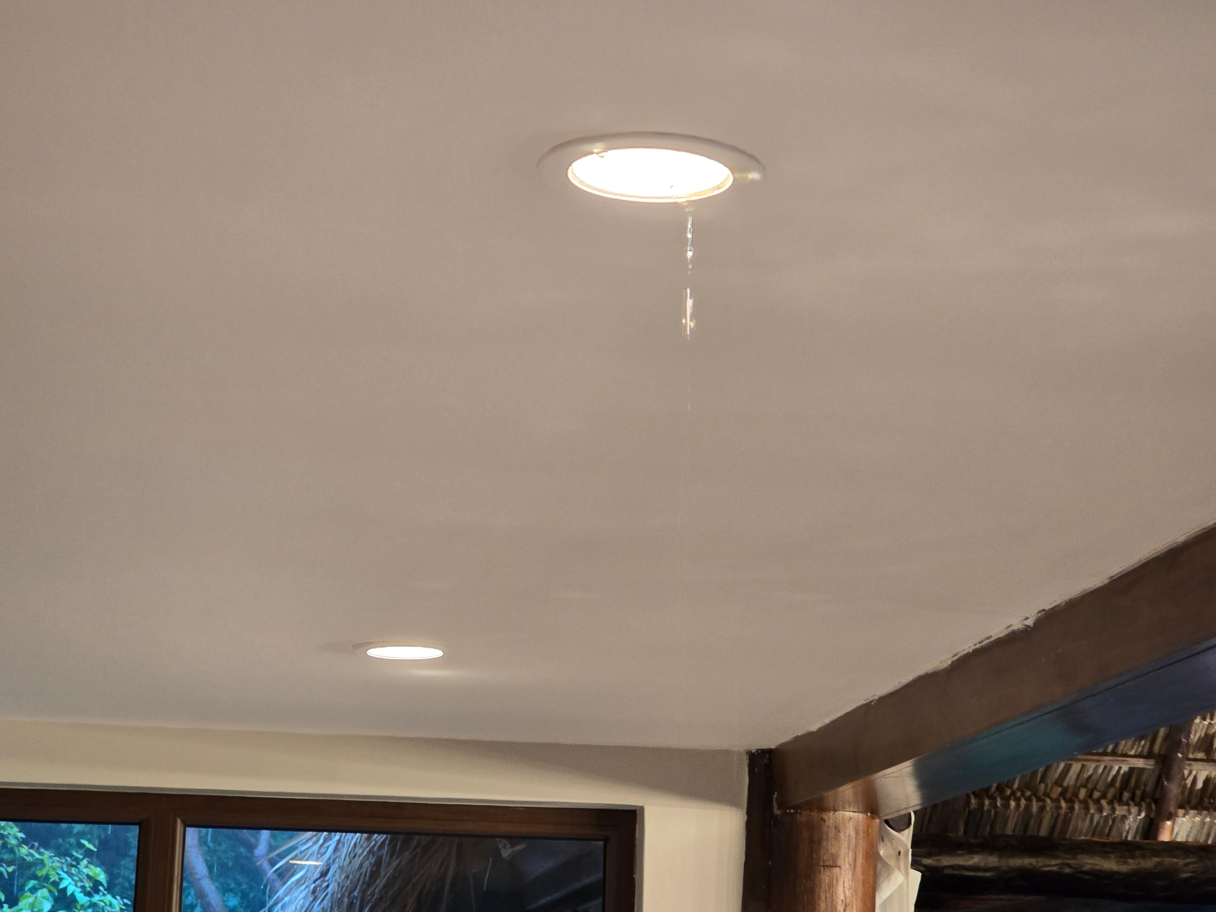 Rained leaking thru roof