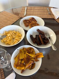 Breakfast that Carol made us!