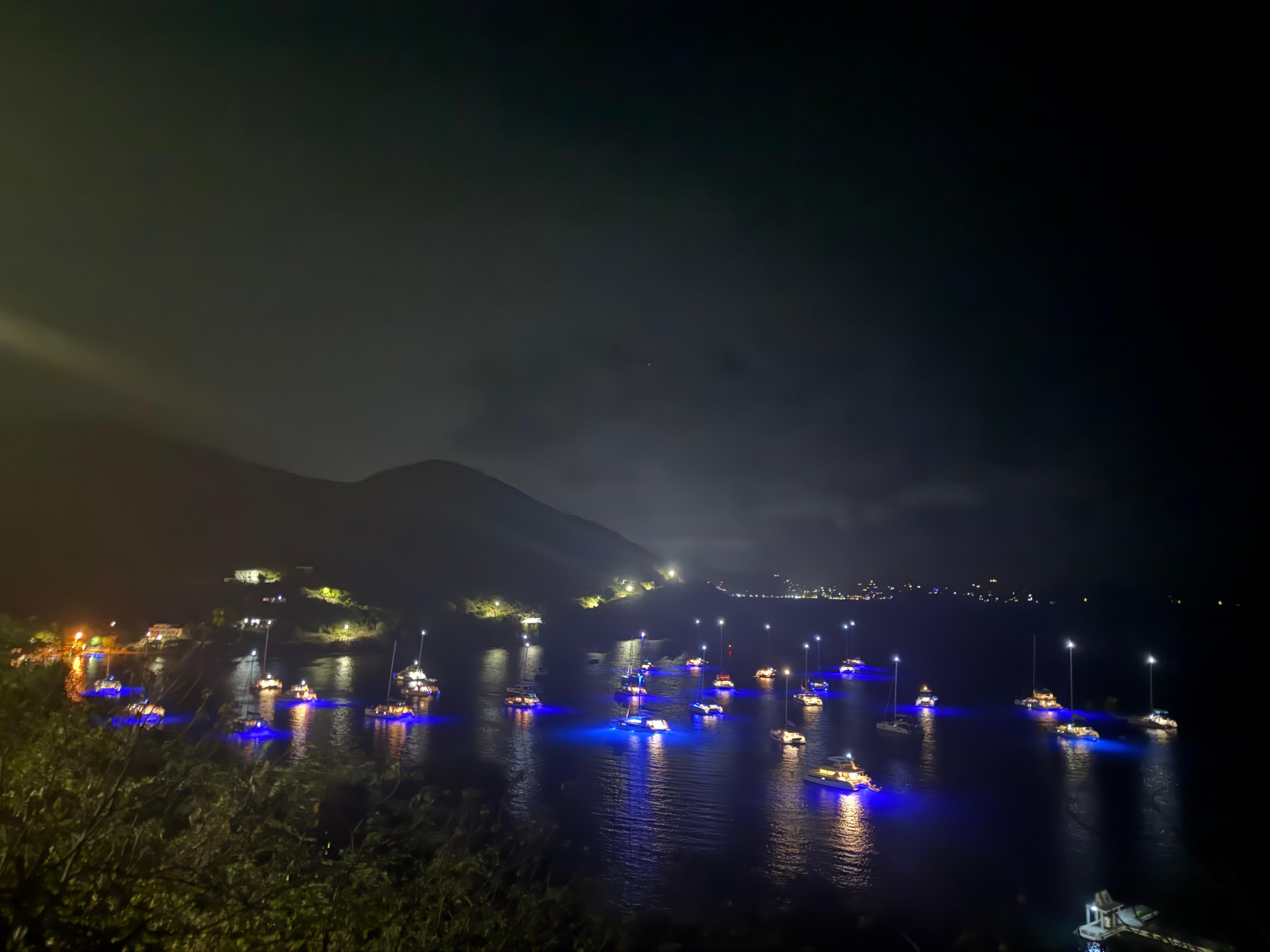 Room view at night