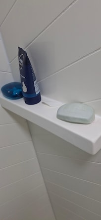 That white soap was there when we arrived