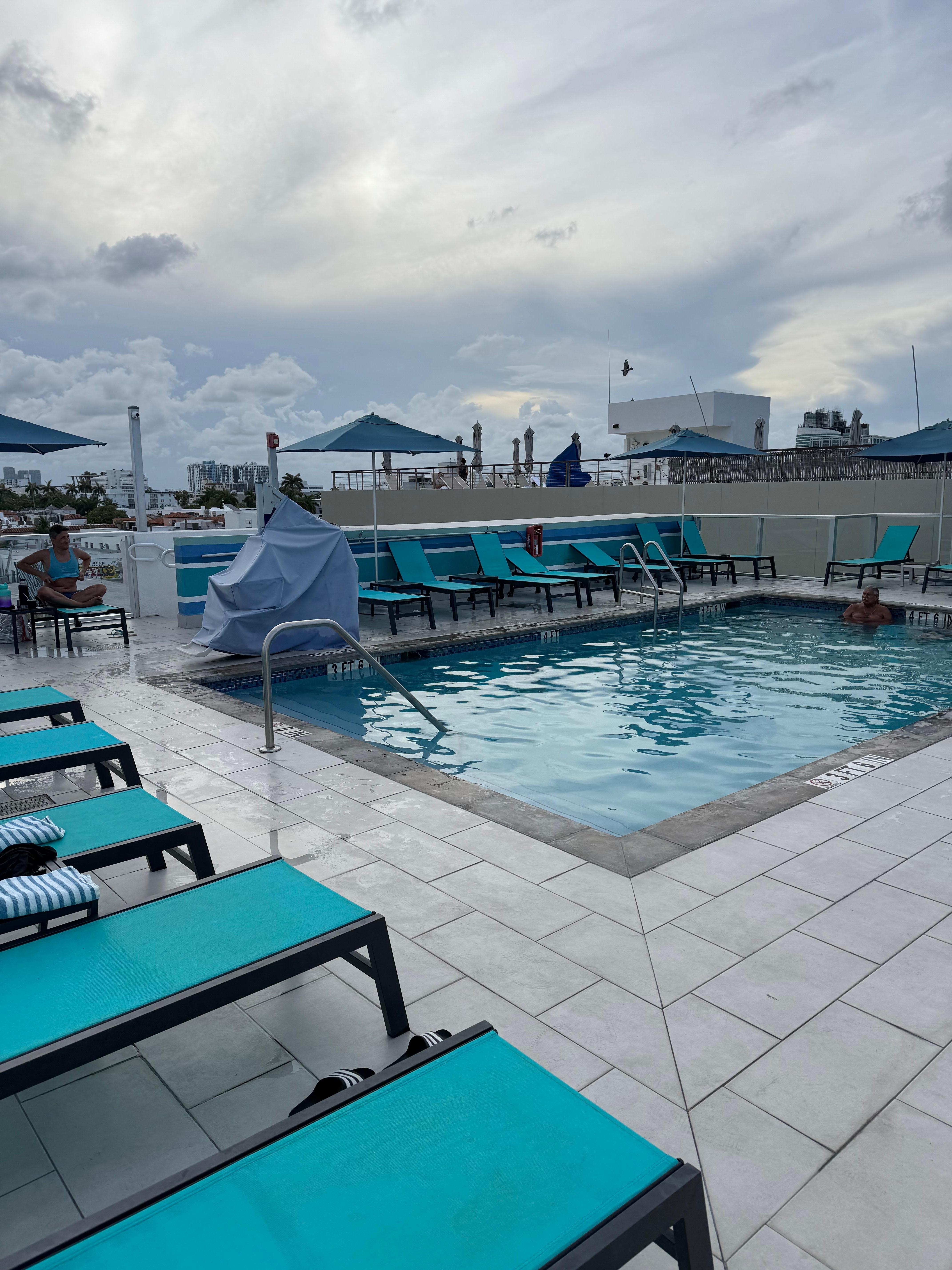 Rooftop pool
