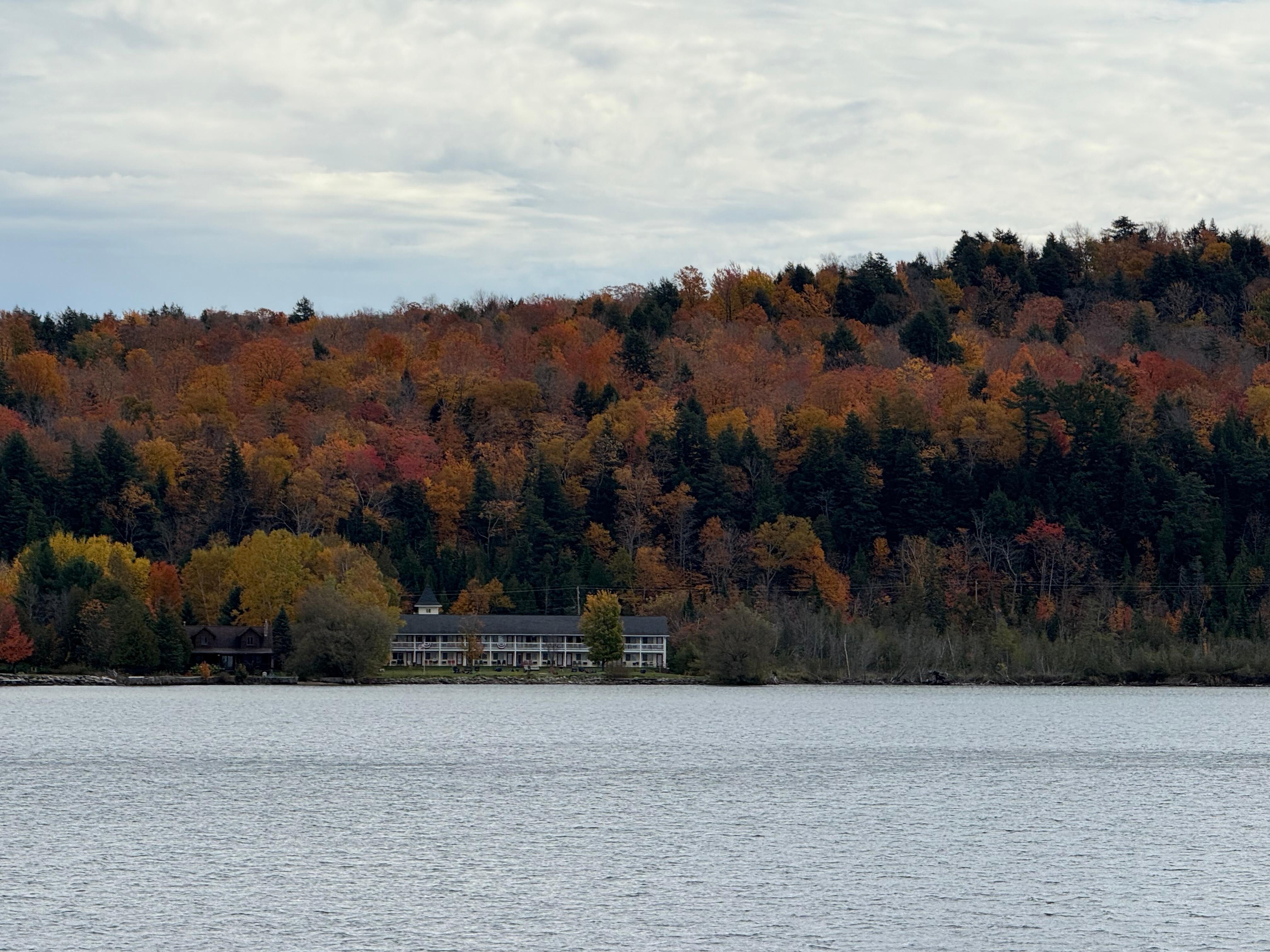 View from cruise ship