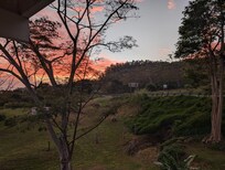 Sunrise view from the deck
