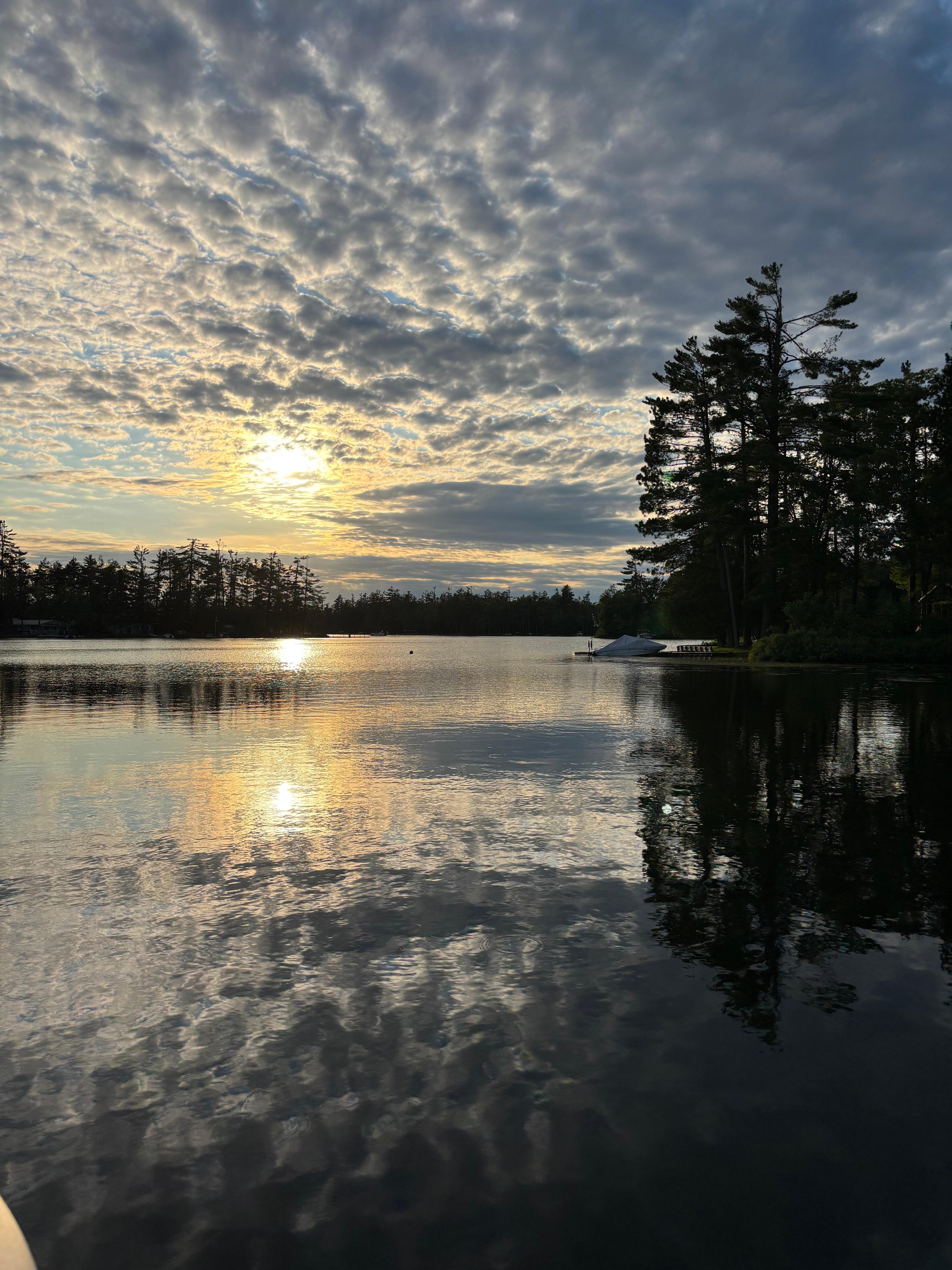 Tee Lake sunset
