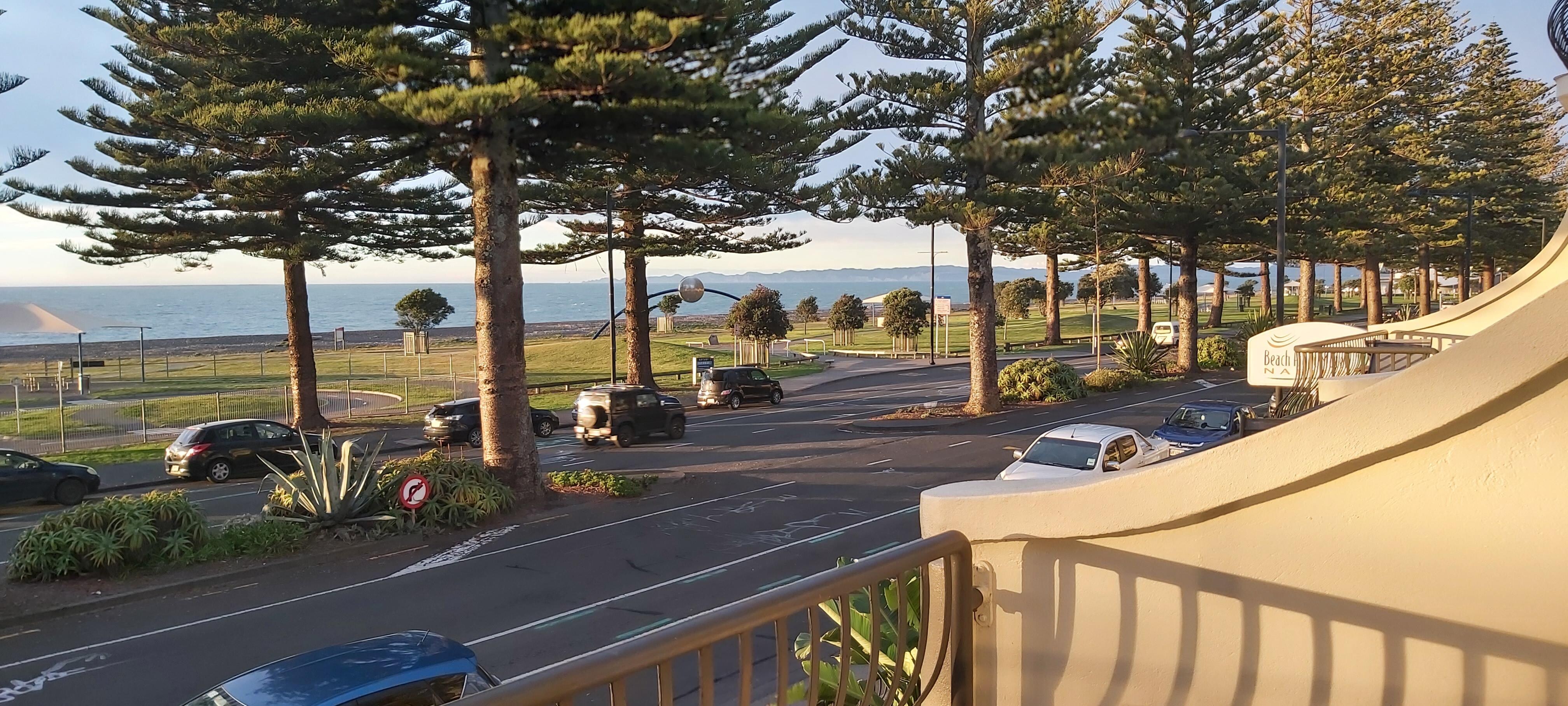 Nice ocean view from the balcony 