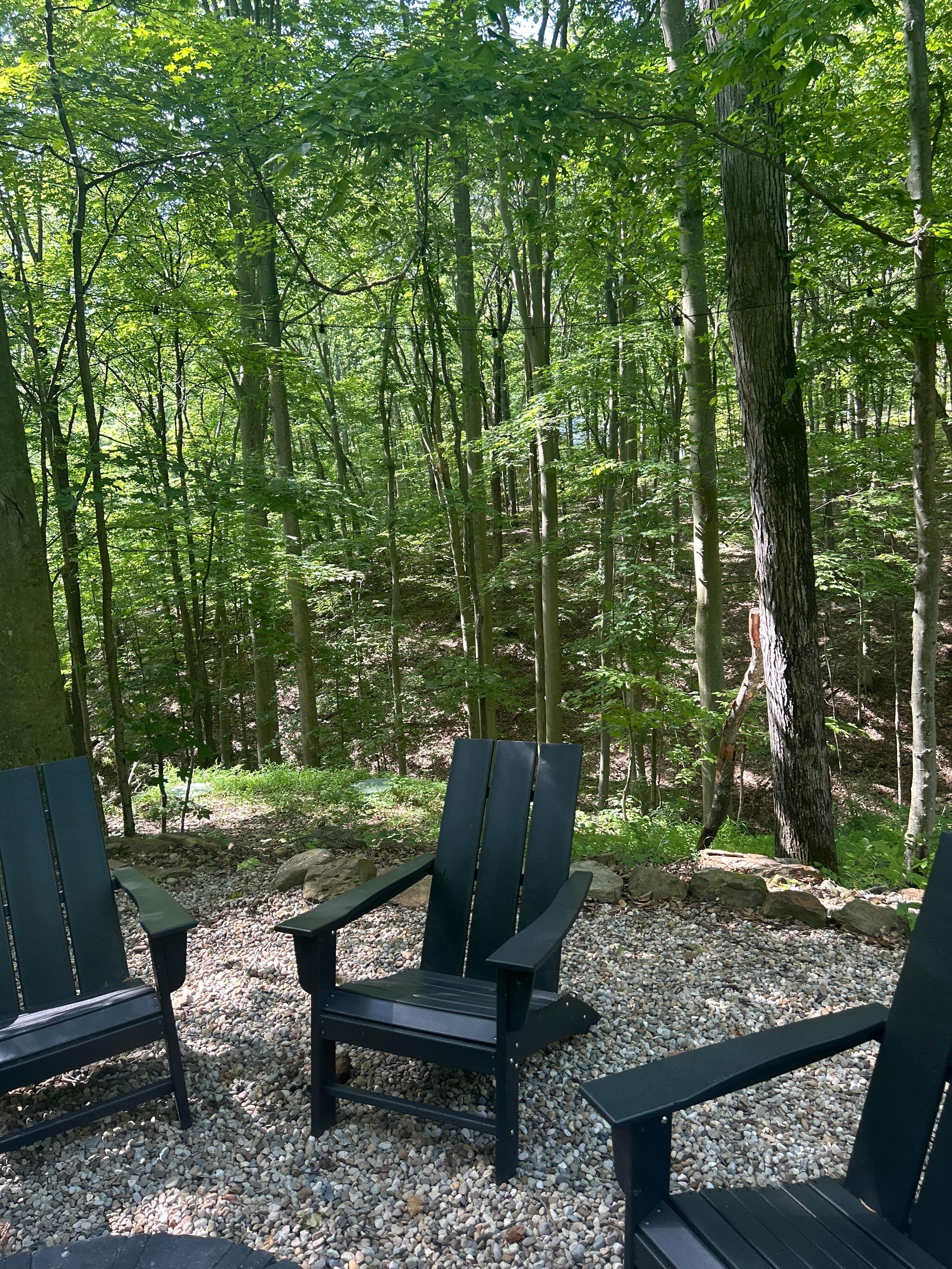 Fire pit area 