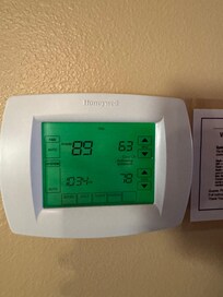 Temp inside the home