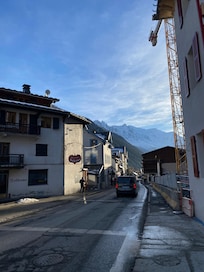 View of the Main Street in front of hotel.