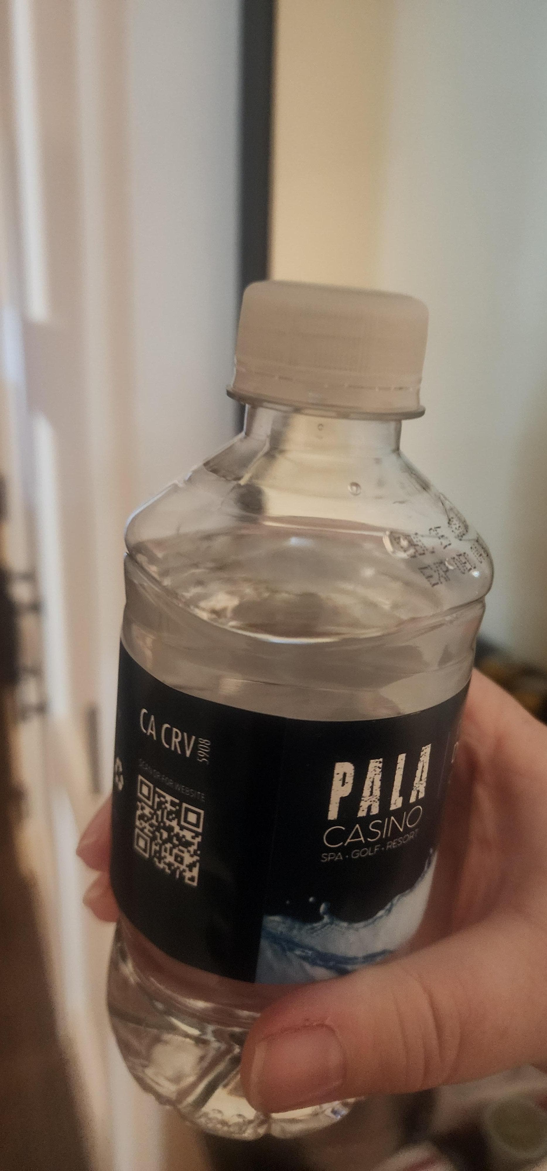 Water that was by coffee machine already Open and sipped out of