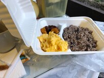 Le seul menu a emporté possible les toasts meme pas toastés