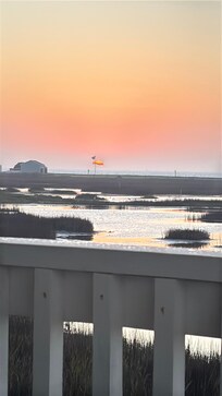 Sunrise from the back porch.