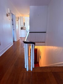 Private stairs to the spacious penthouse