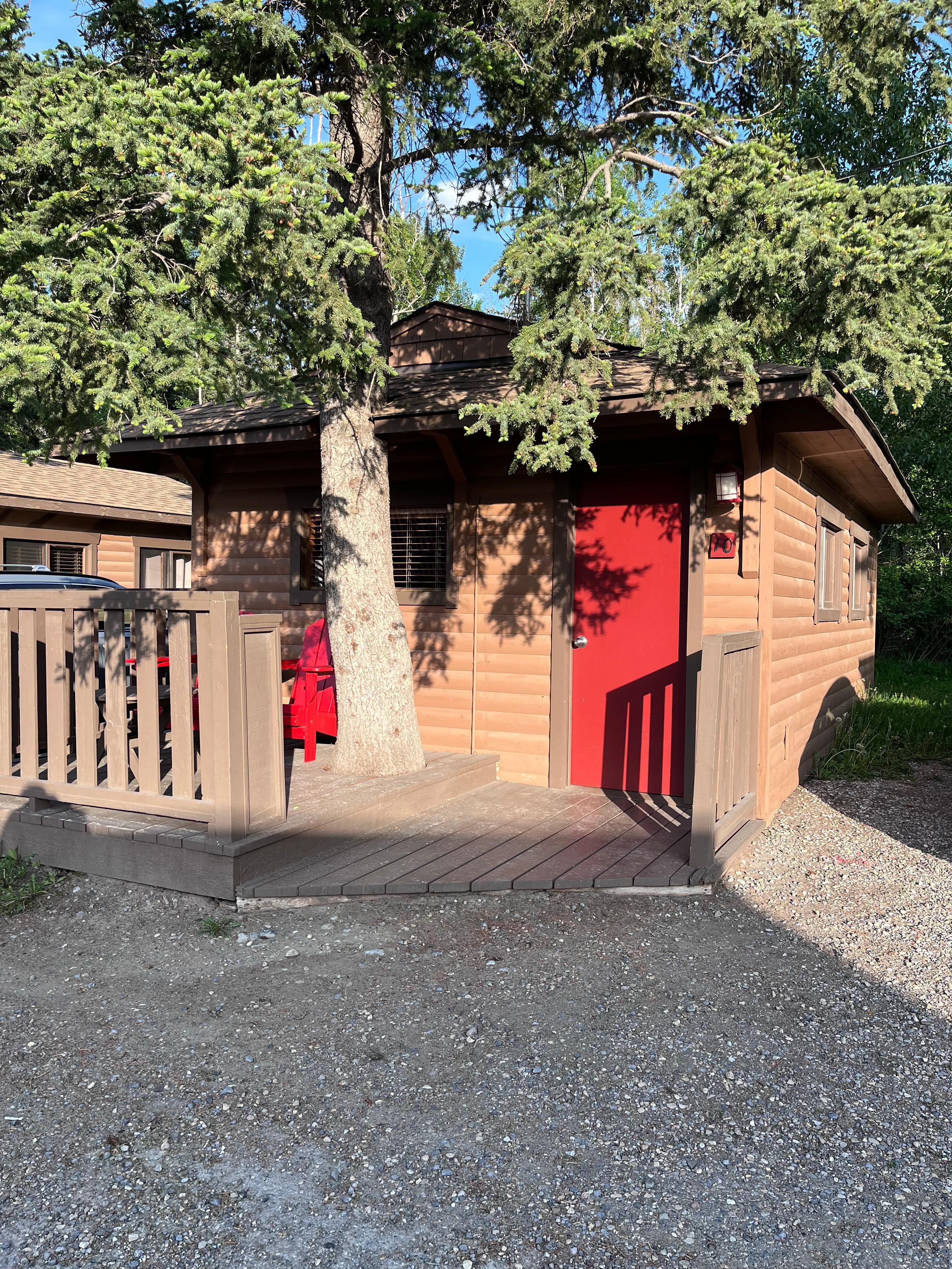 One of the smaller cabins