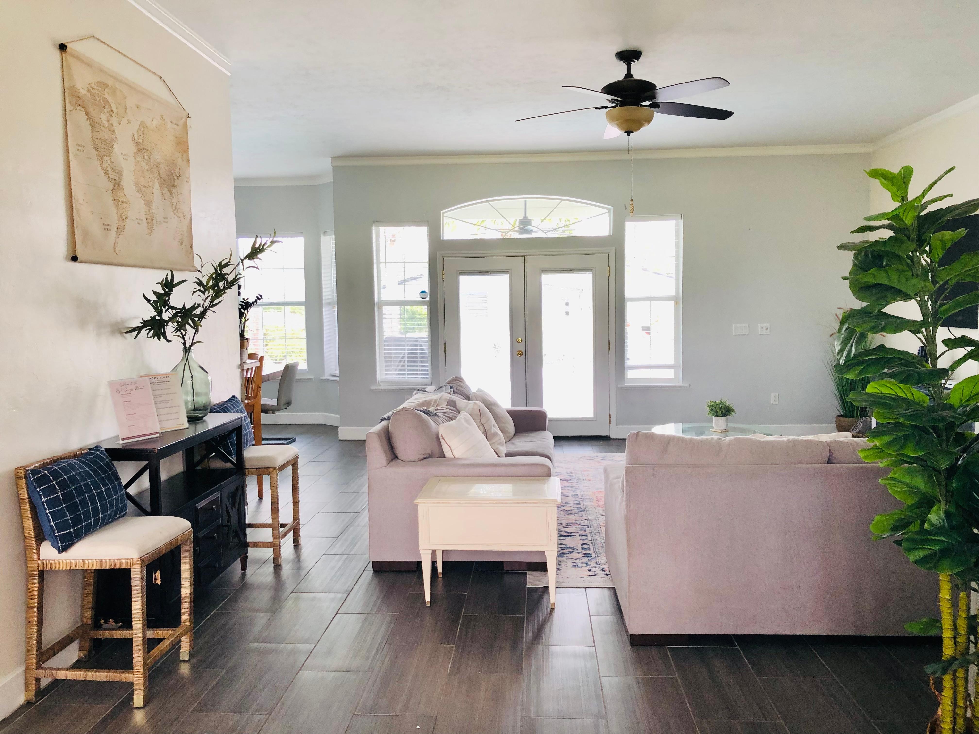 Nice to walk into a open floor plan