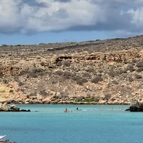 Rabbit beach from the "tabaccara" from boat tour