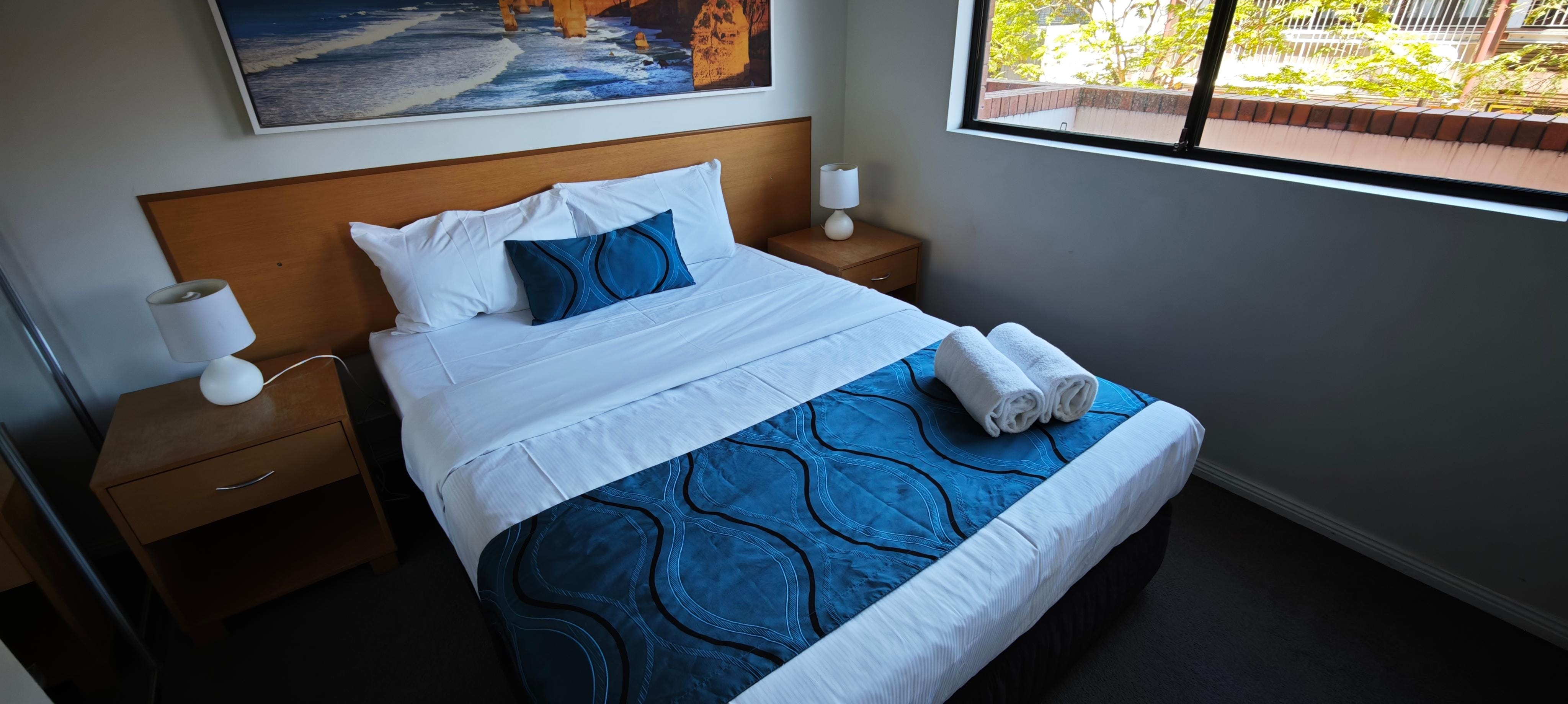 And big bright bedroom