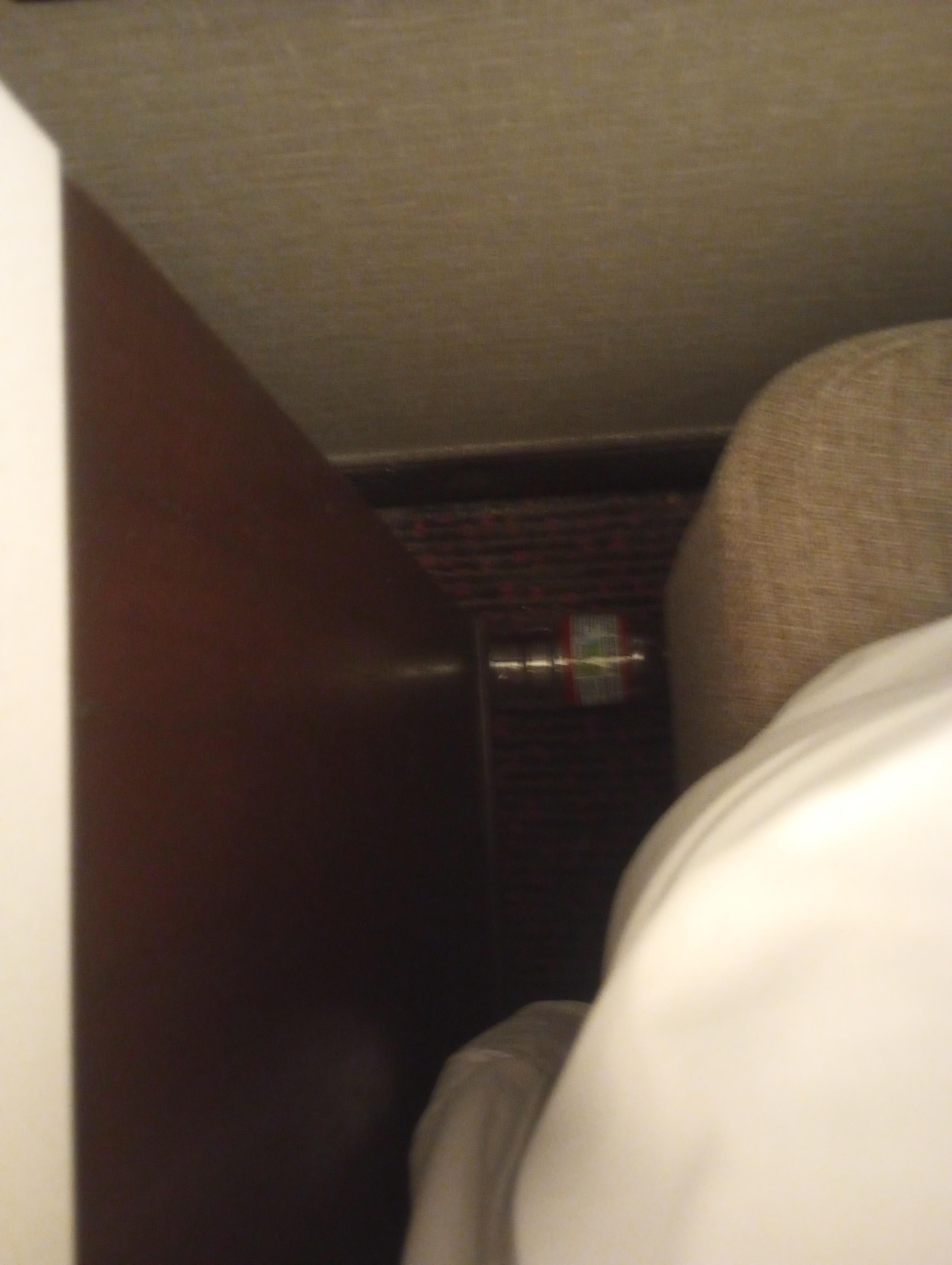 Stuff like this was still on the floor when I got the room