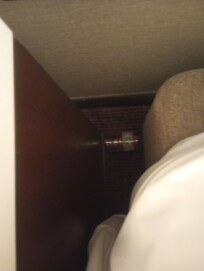 Stuff like this was still on the floor when I got the room