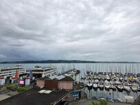 Blick vom Balkon