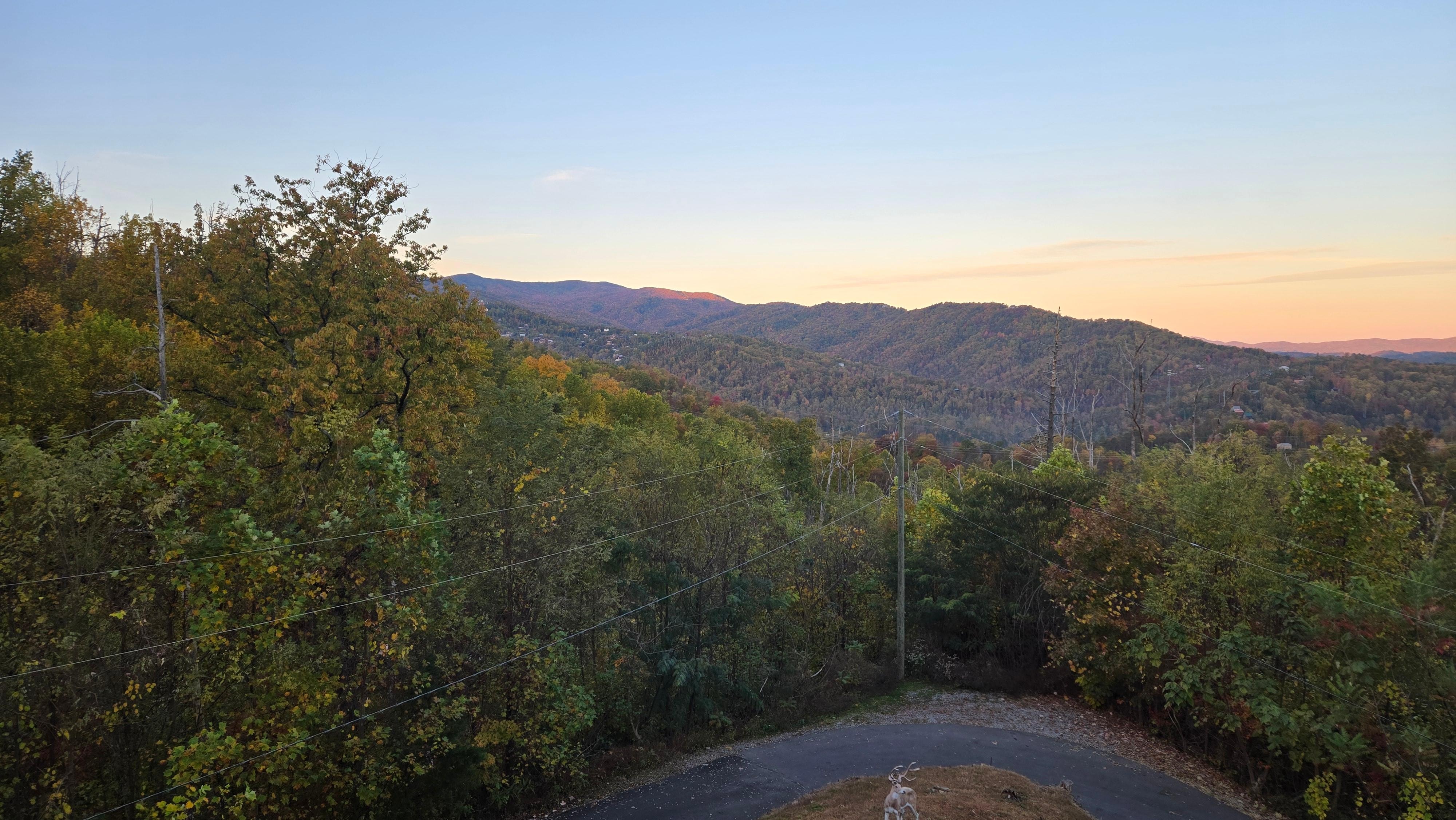 Sunrise from back deck