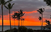 Every night we enjoyed a beautiful sunset view.