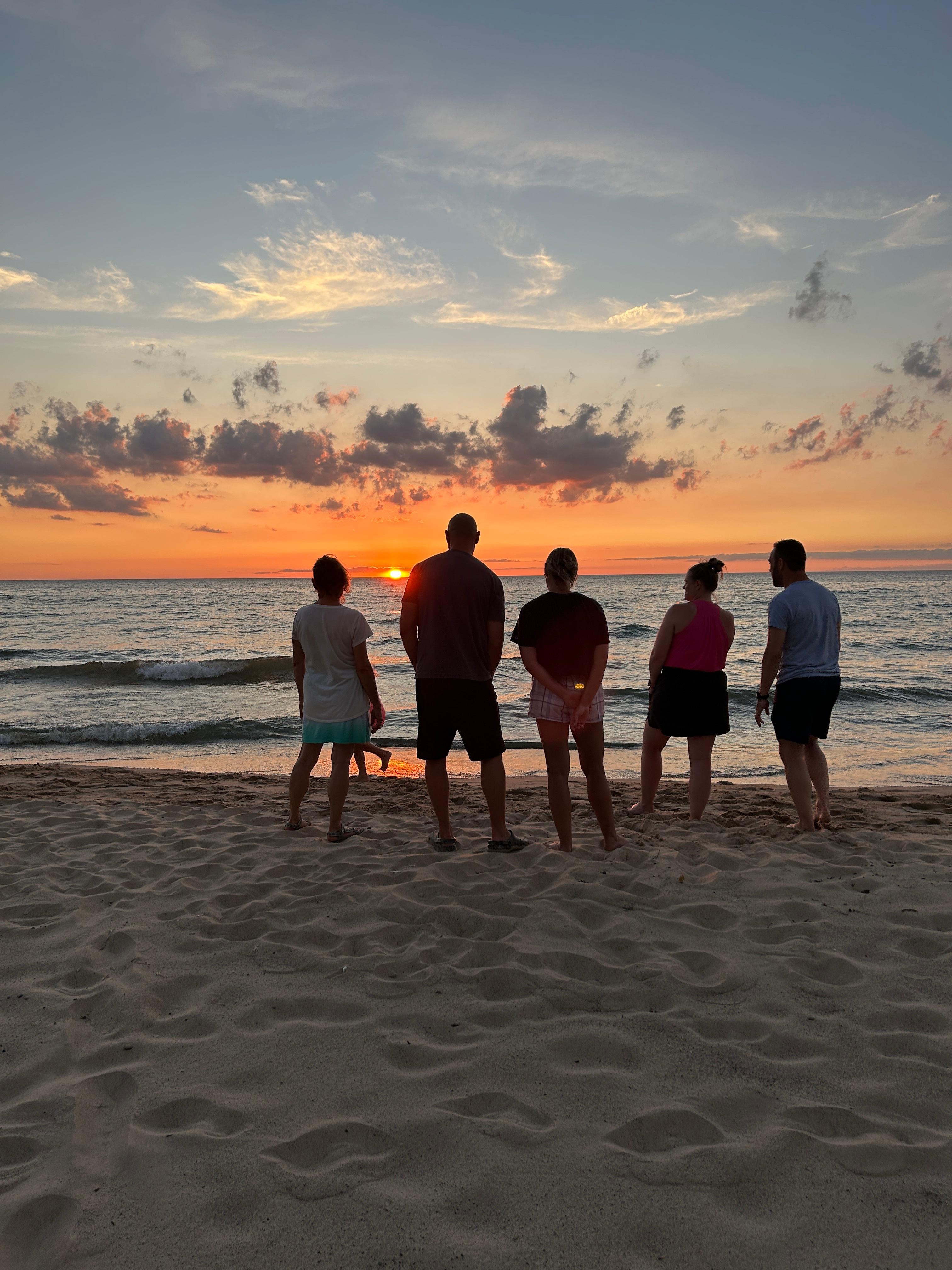 Sunsets every night.