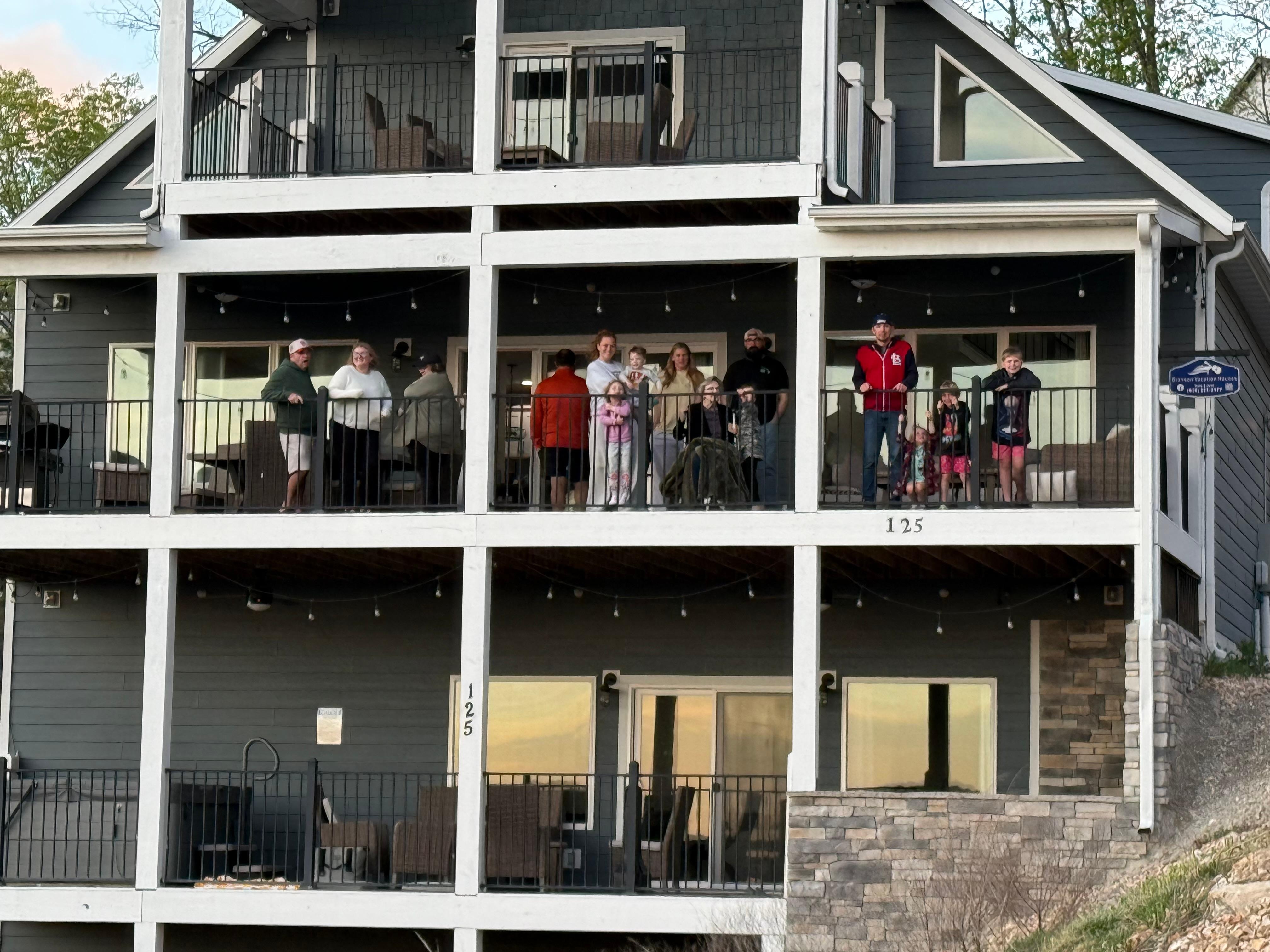 Loved the roomy balcony!