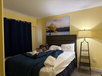 Screw through the top of the canvas, also very cooked at first.