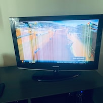 Broken tv