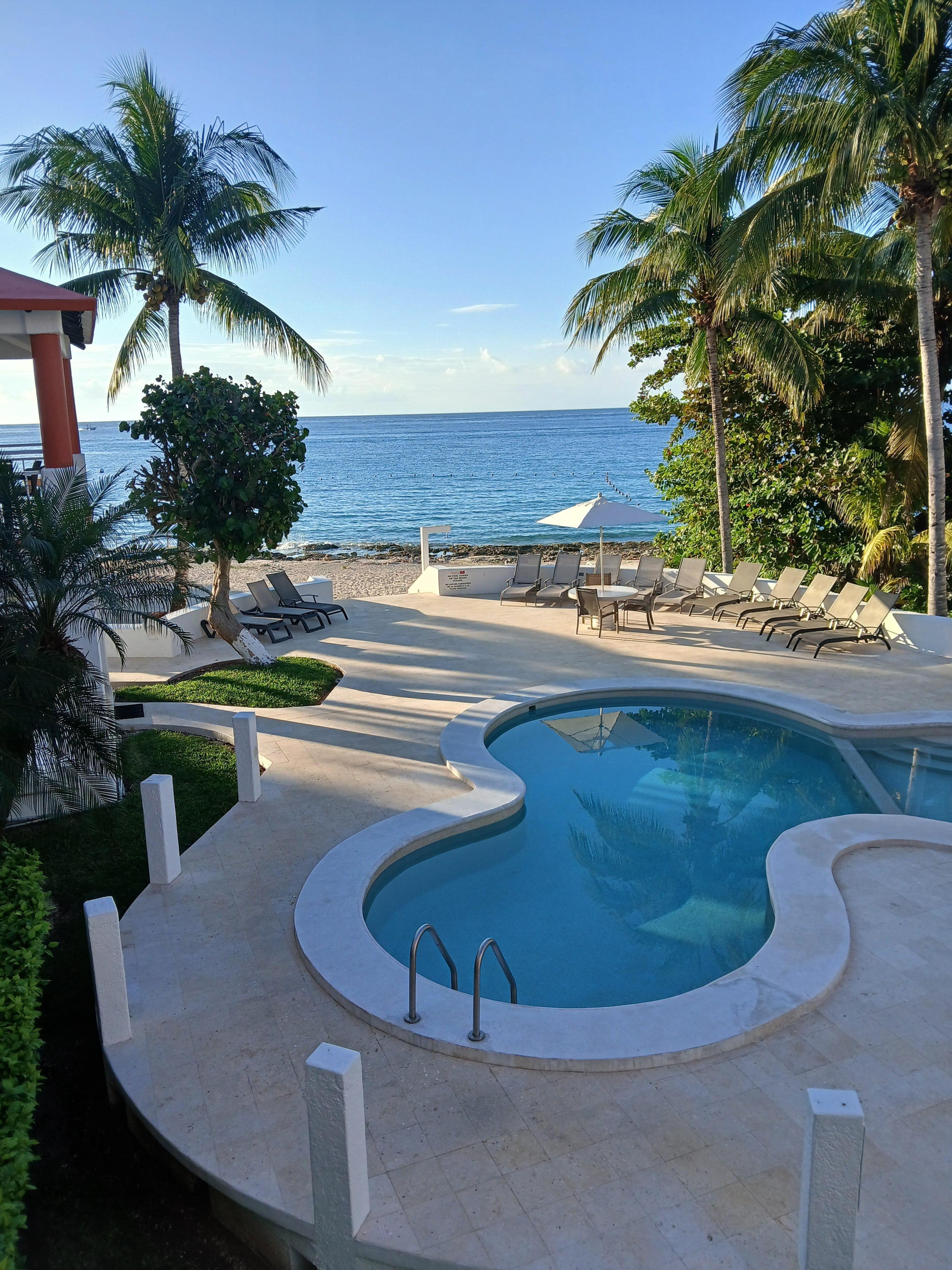 The view from the balcony