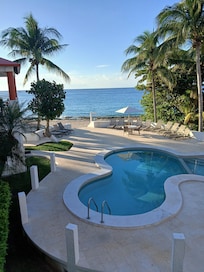 The view from the balcony