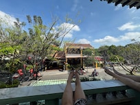 View from our balcony