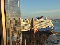 Taken from my water view room of a cruise ship