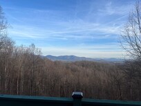 View from the deck, early January.