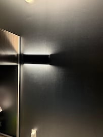 The one light we had in the room