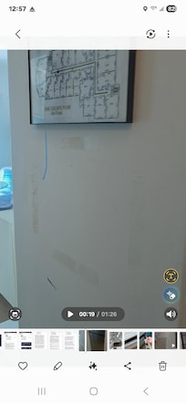 Marks all over walls upon check in. Not exactly "Clean and welcoming", yet you'll still pay a hefty cleaning fee required by the host.