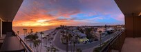 Panoramic view from the balcony
