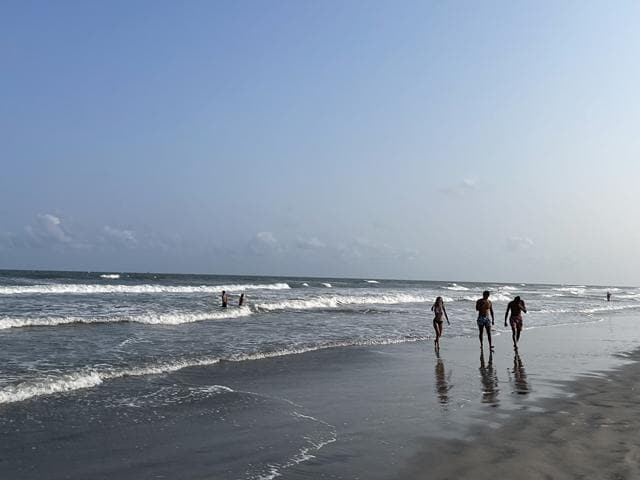 free beach at Wildwood