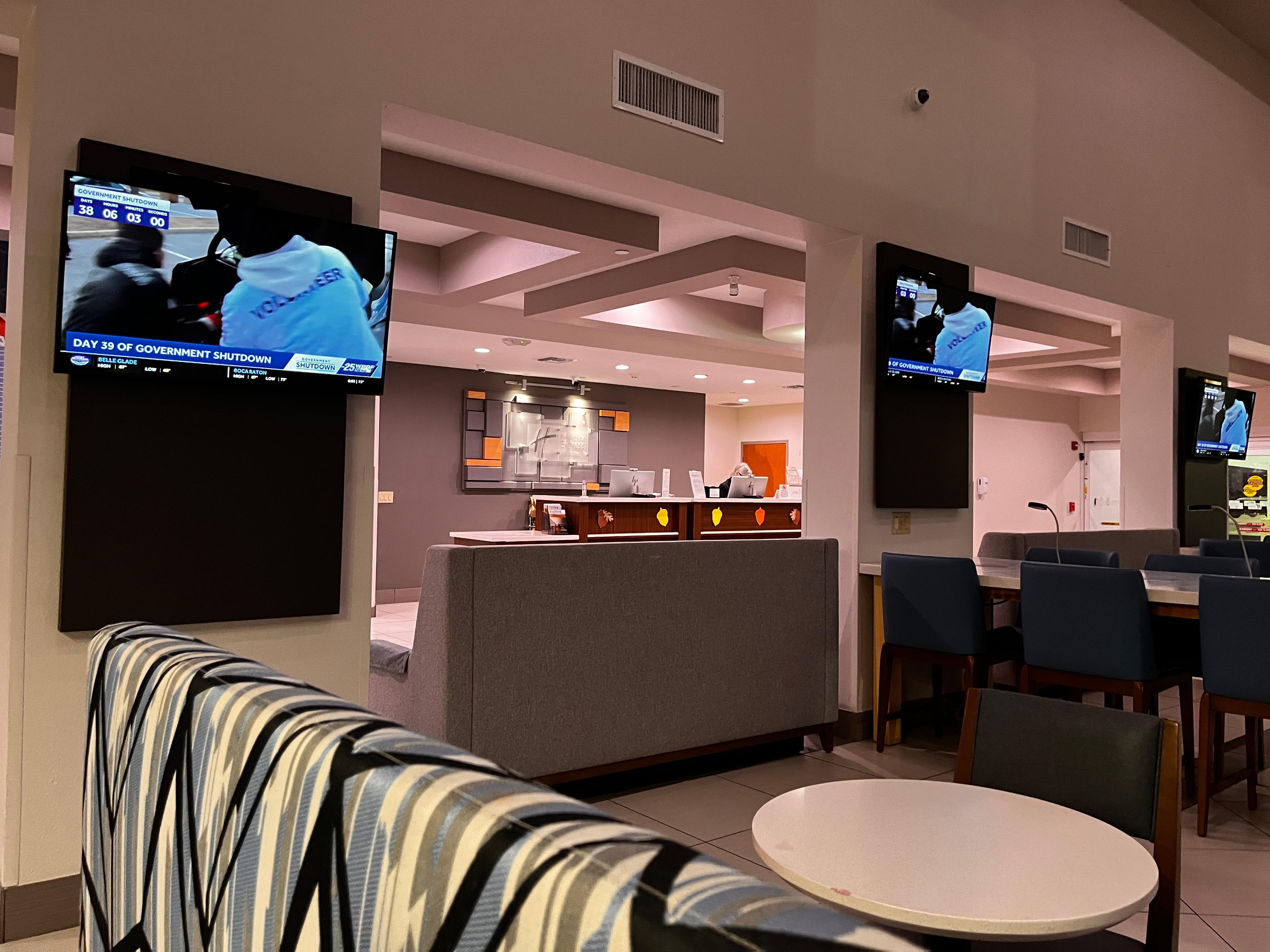 View of check in area of motel