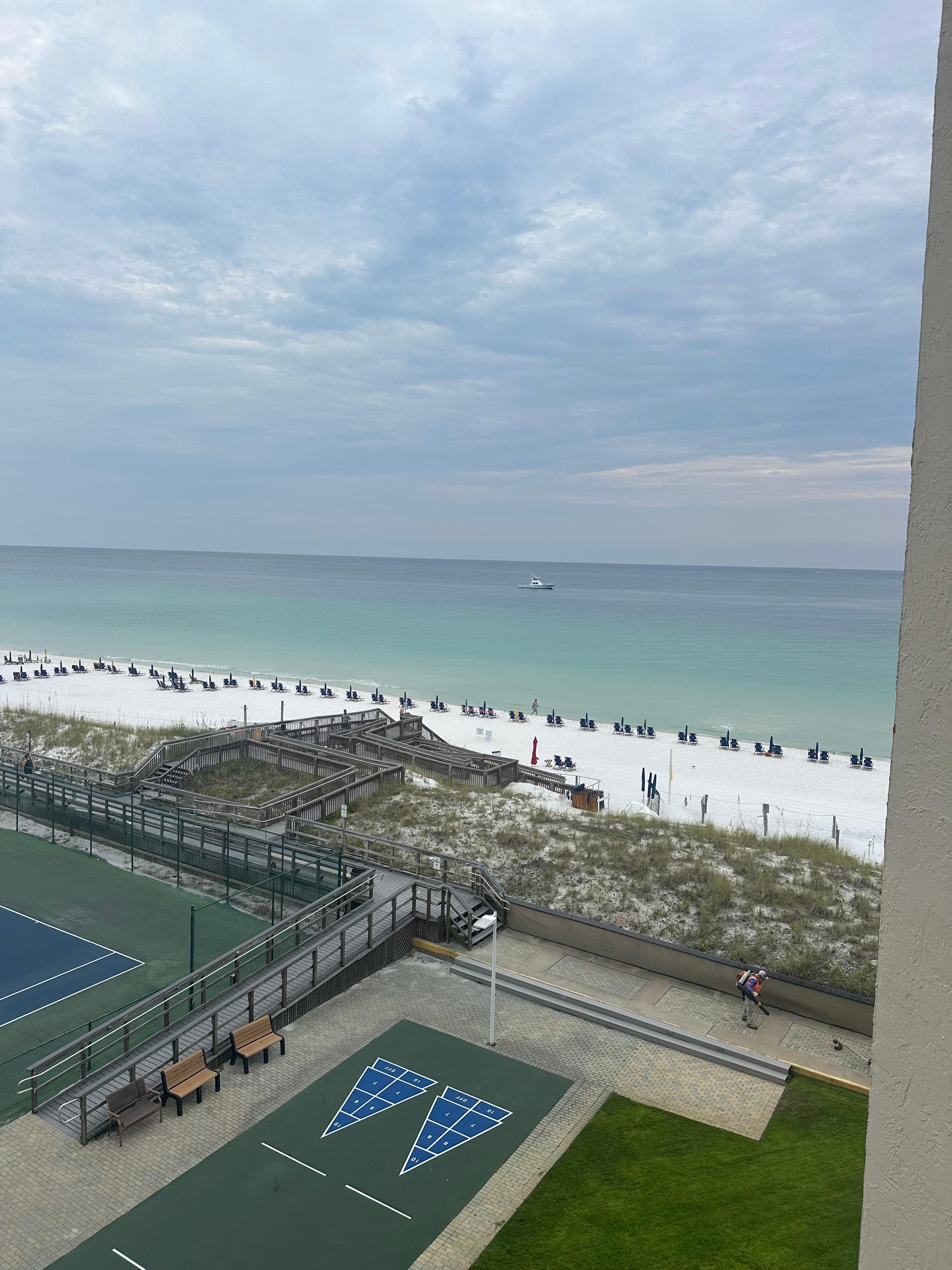 View from patio balcony