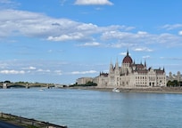 View of the Parlament building in front of the hotel