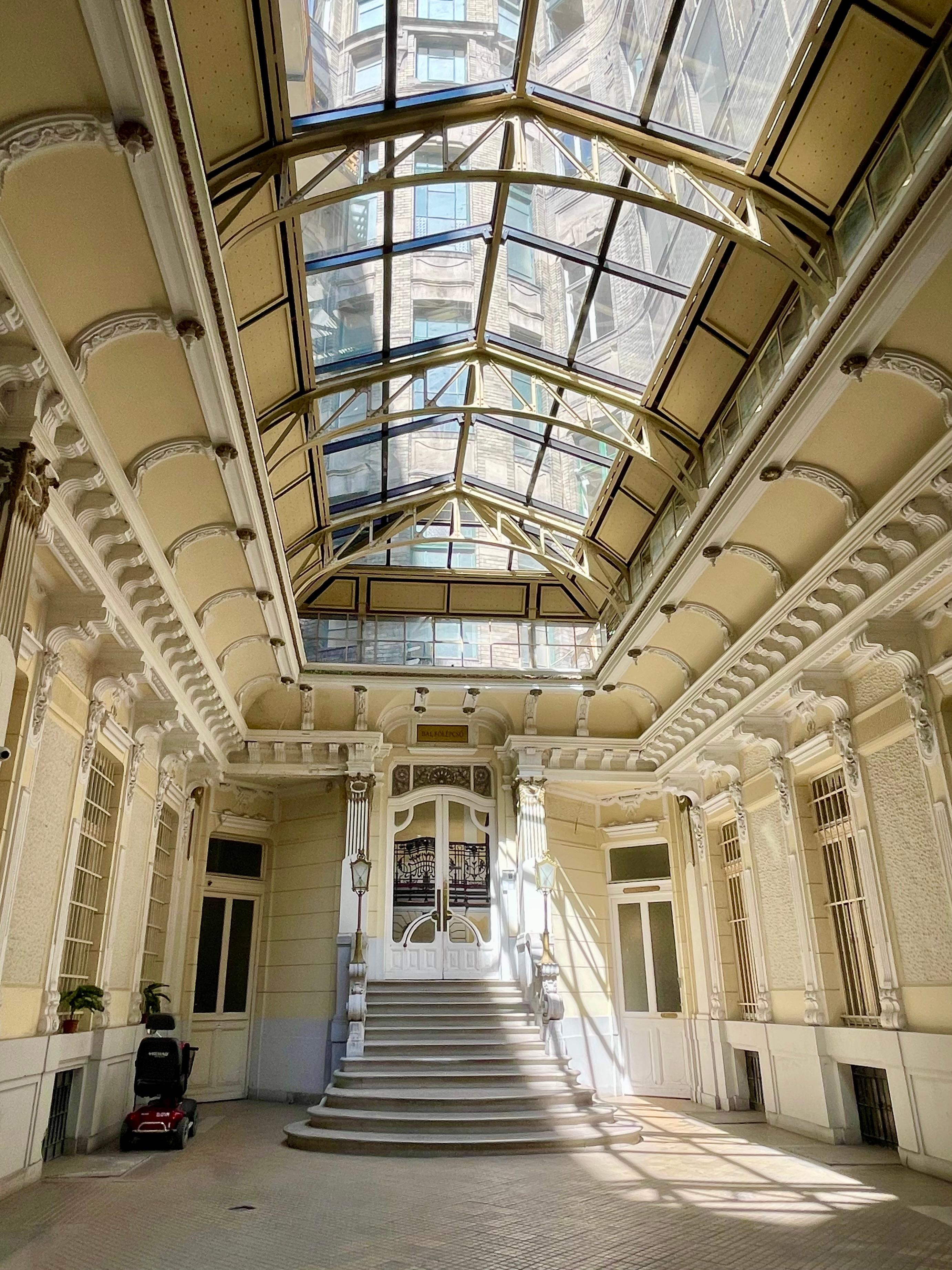 Downstairs entry courtyard 