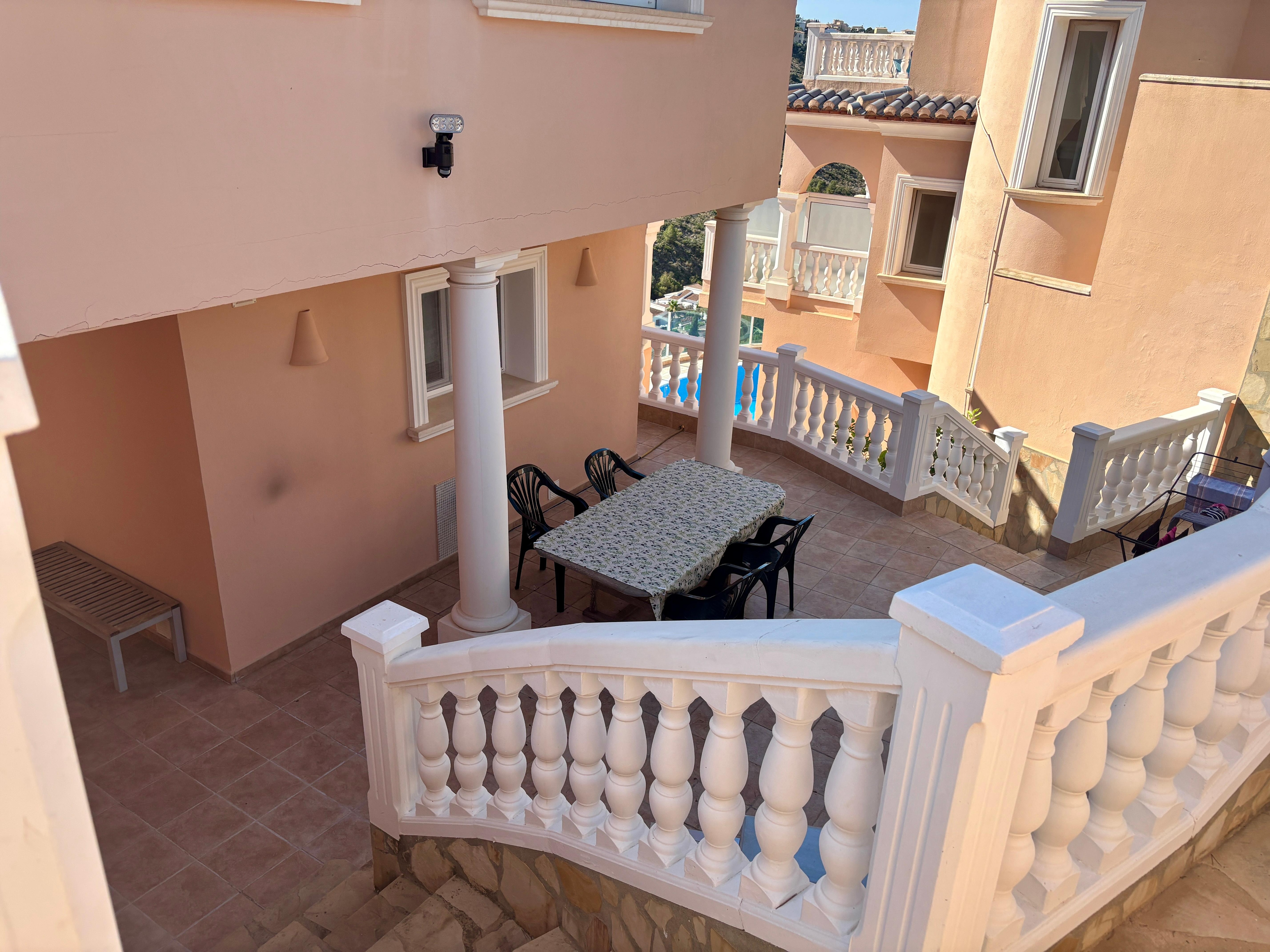 Stairs to front entrance 