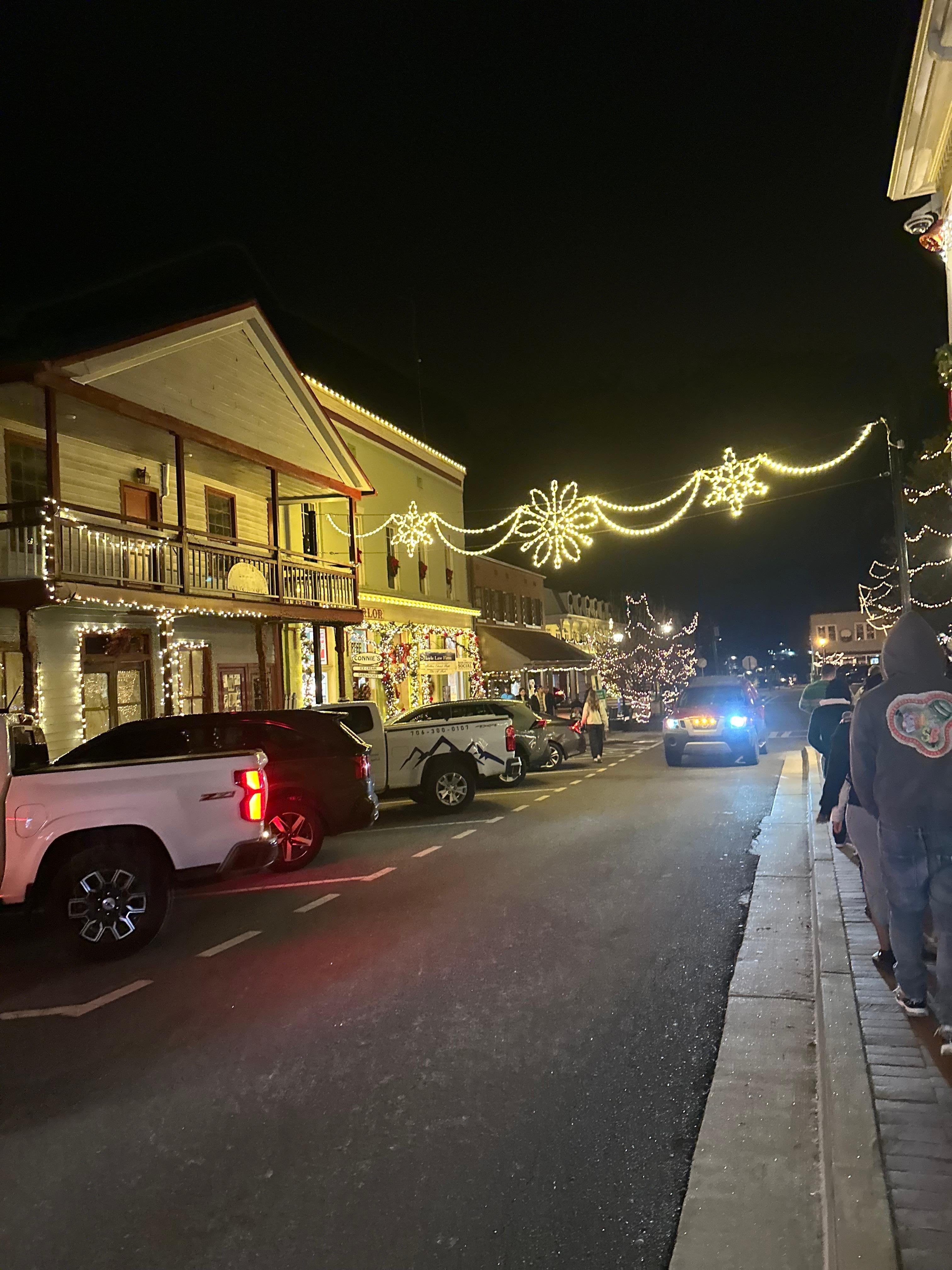 Hallmark town 8 mins away