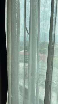 Old/dirty curtains