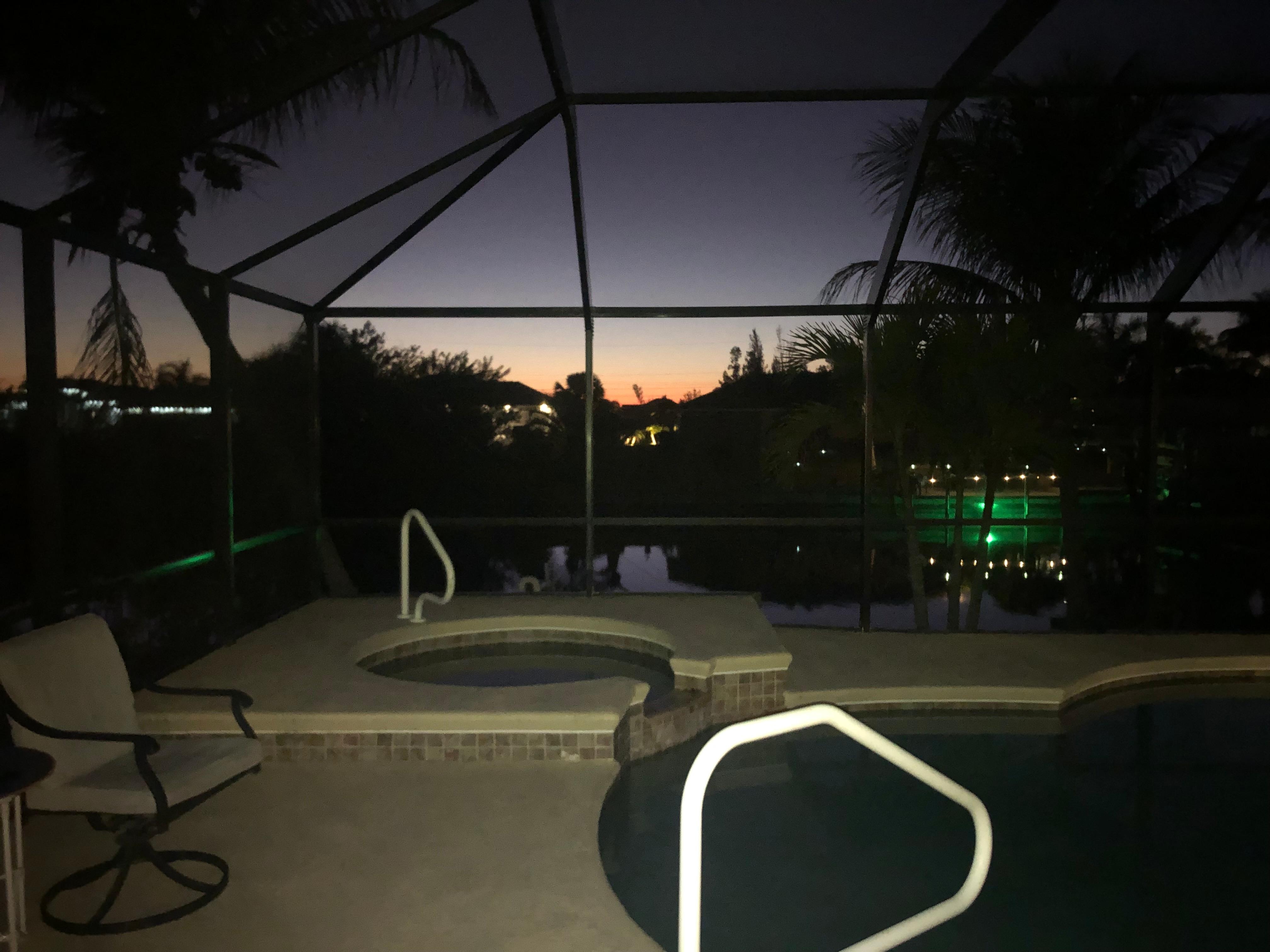 The sunset view nightly